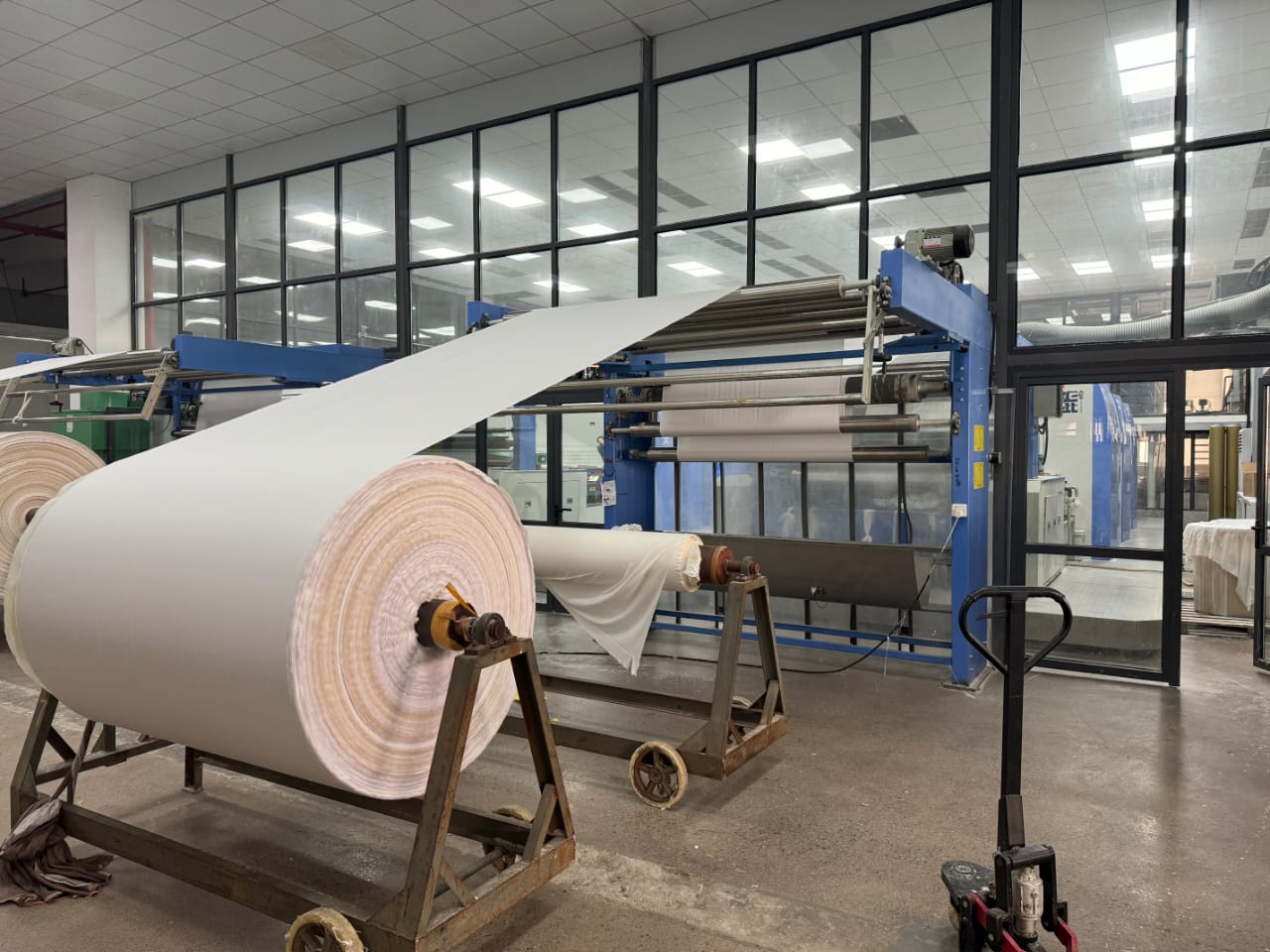 Textile production machinery