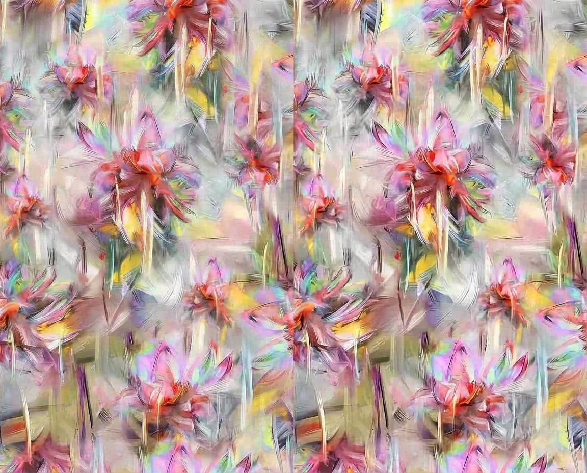 3D embellished floral texture collection